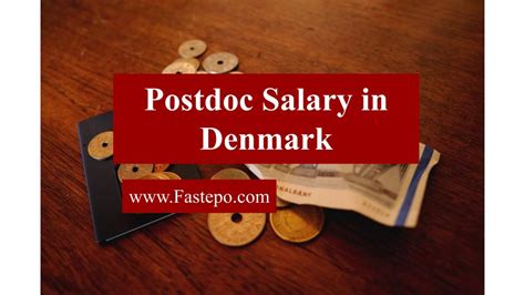 average postdoc salary in denmark